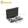 14g Tri-Color Ace King Clay 200 chip poker set with Aluminum Case