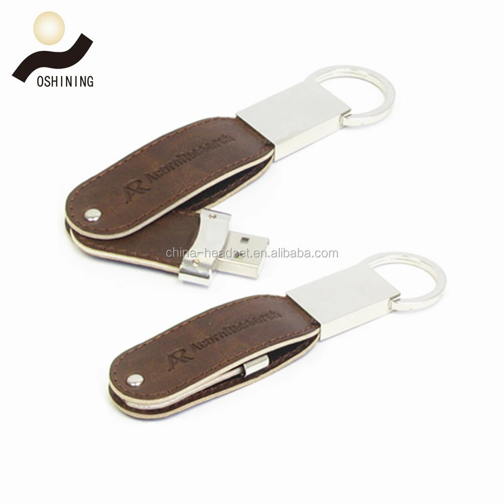 premium gift cheap colorful leather usb 2.