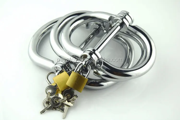 Electronic Handcuff,Metal Stainless Steel Handcuff For Adult Couple Fun