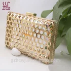 6.5*4.2 inches patterned purse frame metal clutch bag frame for ladies