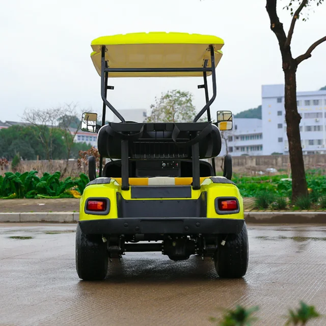 4 wheel 48V battery voltage and 1- 2 Seats golf carts,CE