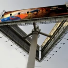 highway large-scale aluminum frame steel structure advertising billboard material