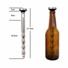 2 Pack Instant Beer Chiller Wine Bottle Cooler Stick Made with Stainless Steel Silica Gel Ice