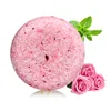 55g New Beauty Natural Cold Processed Pink Rose Hair Care Shampoo Soap