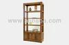 Wooden Multi Rack Display Unit with Two Drawers