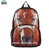 Wholesale unique design horses printing school backpack bag in stock