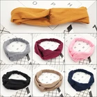Classic Twist-front knitted headband hair accessories hair band elastic for girl head accessories