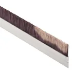 Aluminium Aluminum Strip Brush JL Supply Flat Strip Brush Bristles Aluminium Brushes For Garage Doors