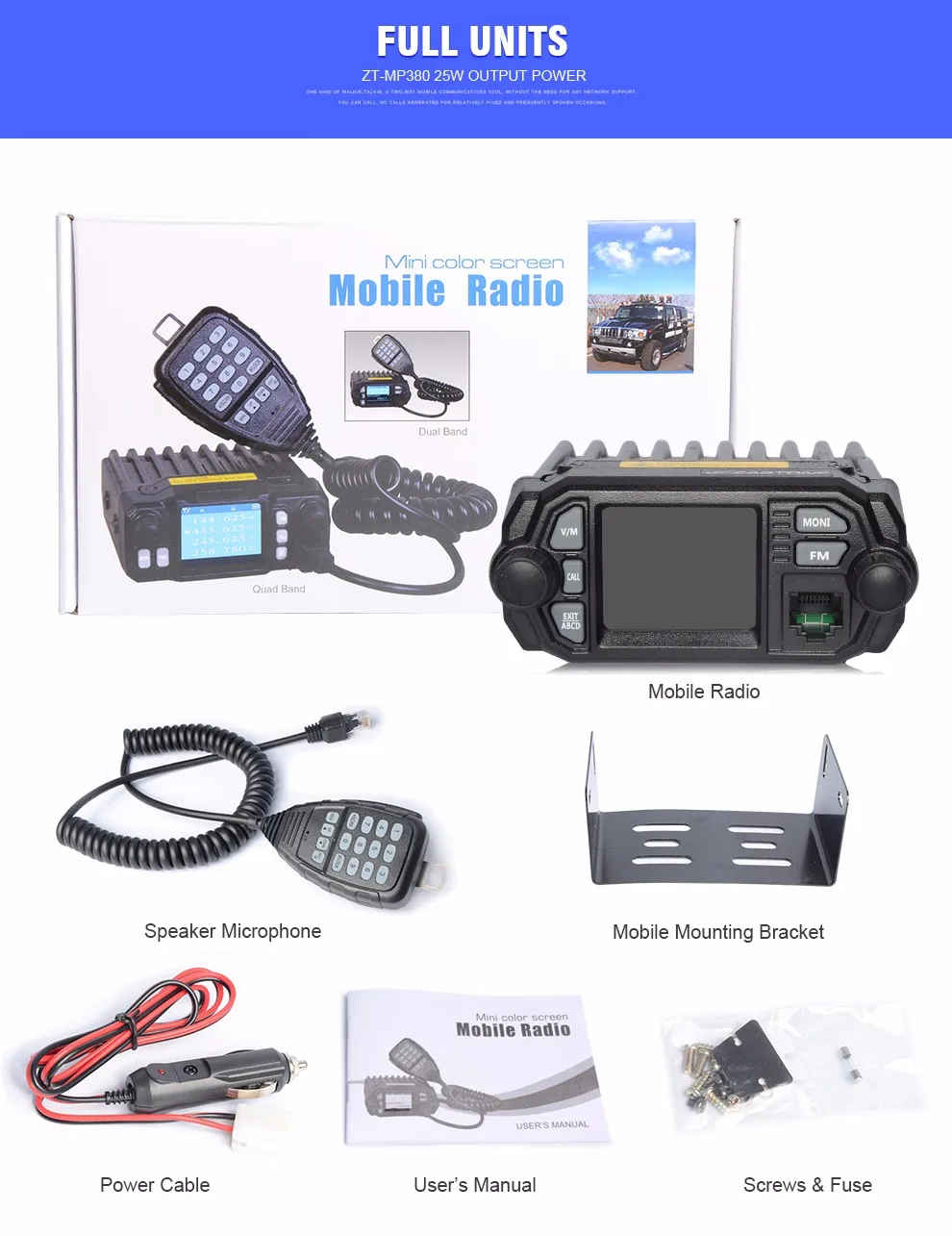Dual Band Ham Radio Mobile