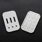 Reliable empty ABS plastic cassette for hiv/hpv rapid test kits
