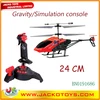 2.4G double propeller gravity simulation remote control helicopter
