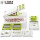 Smile mom Multi Function Manual Cutting Tool Set Vegetable Chopper Dicer Mandolin Veggie Cutter Slicer