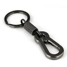 Retro Style Simple Strong Carabiner Shape Keychain Key Chain Ring Keyring Keyfob Key Holder