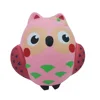 13.5cm Jumbo Squishy Toy Kawaii Pink Owl PU Soft Slow Rising Squishies Squeeze Animals Collection Gift