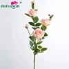 Fine craft wholesale soft touch cheap home decorative artificial flowers silk cabbage rose