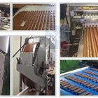 peanut bar chocolate enrobing machine/wafer chocolate coating machine/chocolate spreading machine