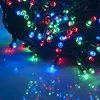 Multi Color 100 LED Solar String Lights Solar LED Garland String Light Fairy Garden Lights