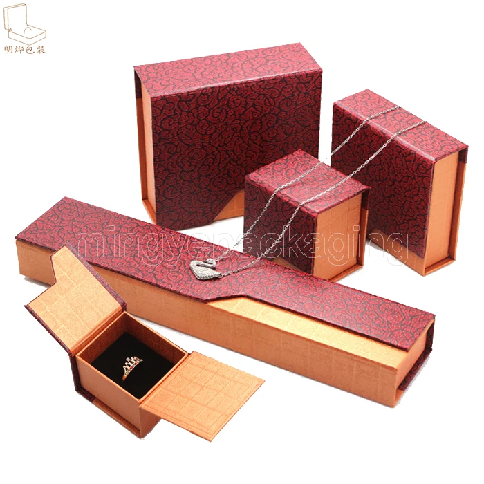 special design magnet closure cardboard jewellery gift boxes
