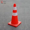 High Quality Colorful 70cm Orange Soft Flexible PVC Traffic Cone