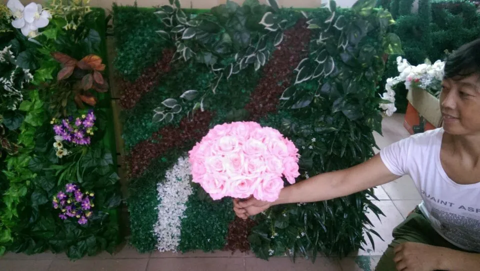new baby pink Chinese silk cloth wedding decoration wedding bouquet wholesale artificial flower ./