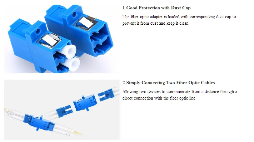 scpc apc single mode multi mode fiber optic adapter simplex duplex