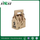 Custom Corrugated Beer Carrier, 4 / 6 Pack Mix-Match, Craft Beer Bottle Packaging Carton Box