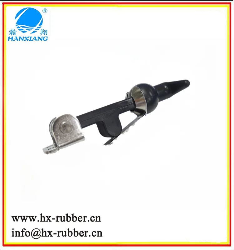 soft black rubber hood latch with keeper (3).png