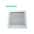 HVAC Ventilation Fixed Type Bathroom Exhaust Fan Return Air Filter Grill with Frame