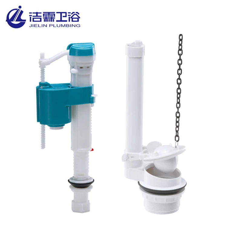 American style quiet 2 Inch flush mechanism toilet single flush accessories