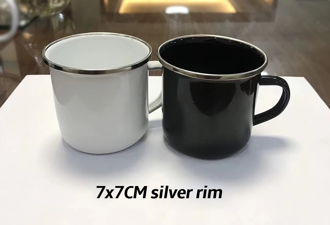 2019 12oz metal enamel camping mug, coffee cup, camping fire mug