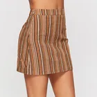 Girls' african traditional short striped Mixed Color skirt