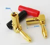 right angle 4mm 3mm 2mm gold/nickle plated banana plug china supplier