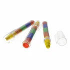Kids Painting Colour Box Colorful Wax Crayon 6 Crayons In Kraft Boxes