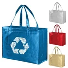 Eco black and yellow non woven shopping bags christmas gift tote bag