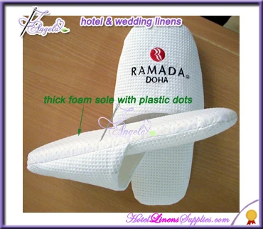 waffle disposable slippers