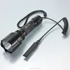 C8 xm-l t6 led remote pressure switch high brightness laser beam flashlight hunting