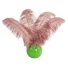 15-50cm many colors feather ostrich tree wedding party carnival clothing fans decorations