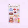 Birthday cake jelly gel sticker window sticker room decor stickers