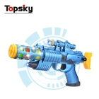 Super light-up electric space blaster safe gun toy for kids with spinning lights& blasting sounds