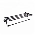 OEM wholesale ladder brass over the door bathroom corner wall mounted hung towel rack