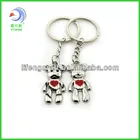 2014 hot selling cheap small couple keychain ,wedding gift for newly married couple(LF-140)