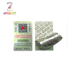 Security void warranty stickers tamper evident seals QR code hologram labels