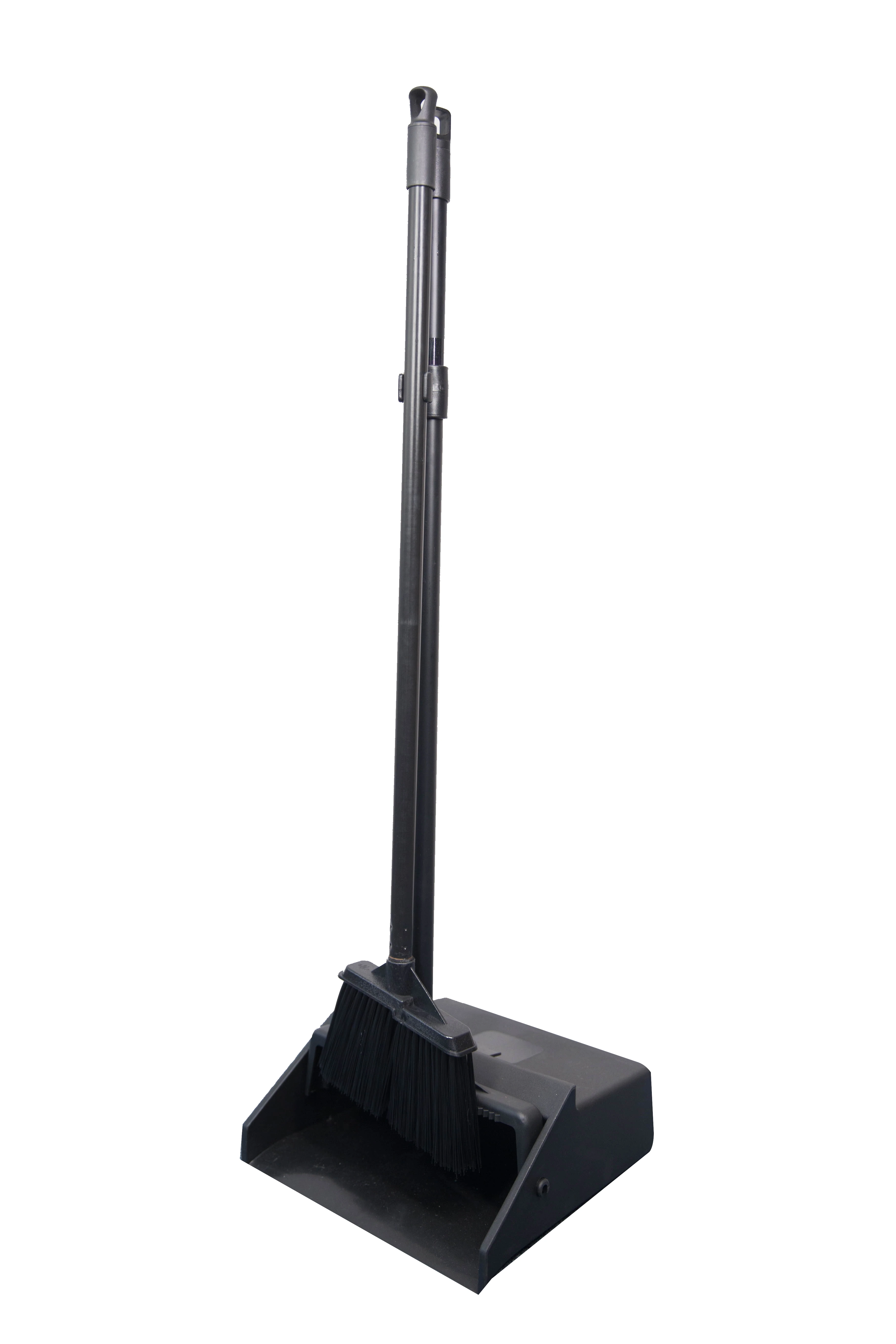 Commercial Lobby Angle Broom with Dustpan Set