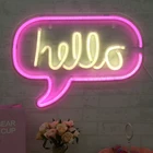 With Free Sample Holiday Lighting Led Neon Acrylic Sign Hello Banana Design