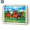 2018 New Design horse 3D picture hot animal lenticular PP/PET 3d picture for home decoration wall decoration pictures