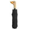 Popular High Quality 3 Fold Custom Kids Lovely Fancy Wooden Animal Bird Duck Head Handle Umbrella