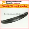 For BMW E46 4 doors CSL style carbon fiber rear trunk spoiler lip