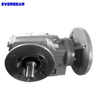 MTJ/K series helical gear bevel Reduction gearbox motor