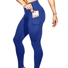 2019 Factory Price Sports Tight Custom Fitness Women Yoga pants Leggings With Phone Pocket