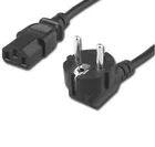 VDE 1m 3 prong with european plug ac power cord